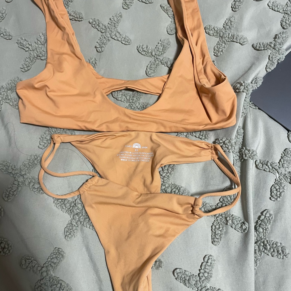 Peach Bikini Set